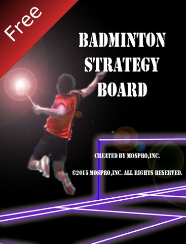 Badminton strategy board Free edition app screenshot