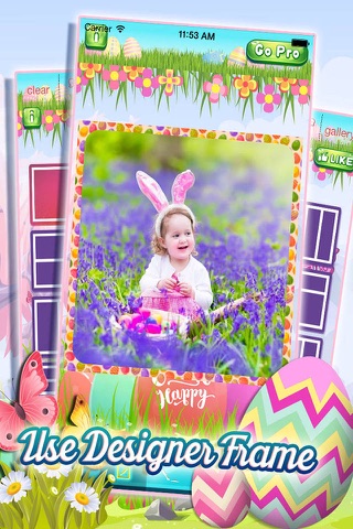 Springtime and Easter Photo Frame and Collage Editor - Beatiful Pastel Colors : FREE App screenshot 3