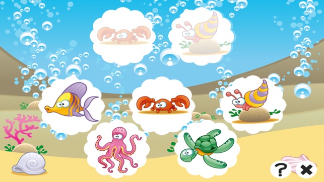 動畫備忘錄遊戲免費兒童：了解多彩的海洋生物與樂趣(圖4)-速報App