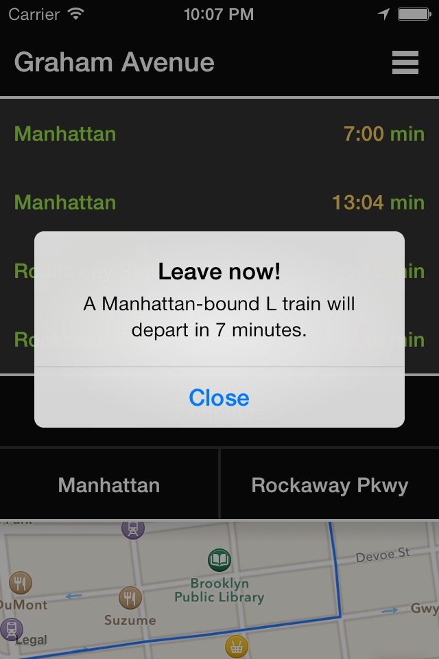 L Train NYC - Arrival Times & Departure Alarms screenshot 3