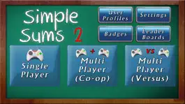 Game screenshot Simple Sums 2 - Free Multiplayer Maths Game mod apk