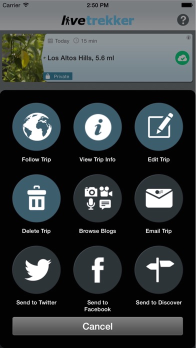 LiveTrekker screenshot