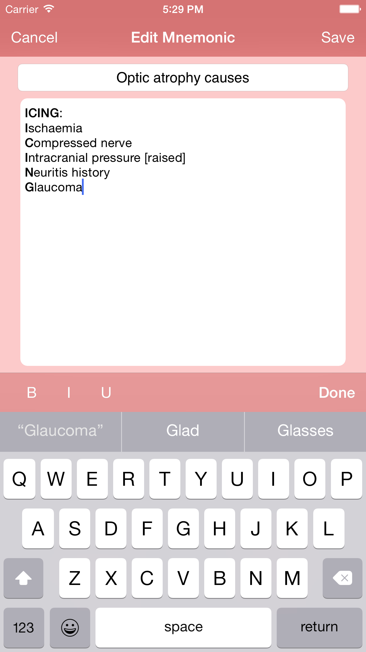 Med Mnemonics