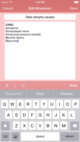 Med Mnemonics screenshot