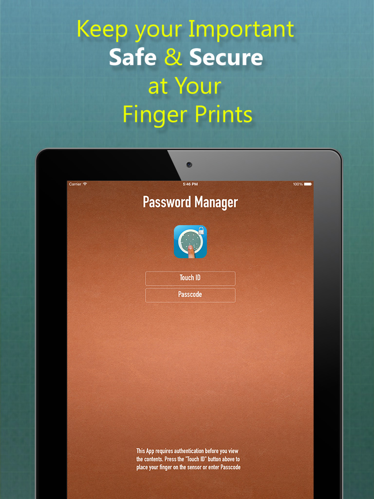 Password Manager - A Secret Vault for Your Digital Wallet with Fingerprint & Passcode screenshot 6