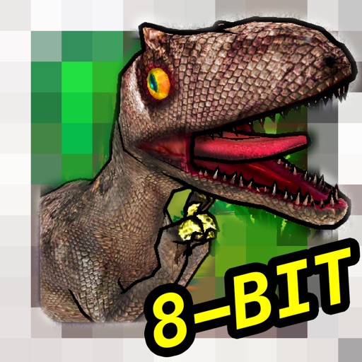 8-bit Jurassic Raptor Revenge 3D - Dinosaur Horror Game