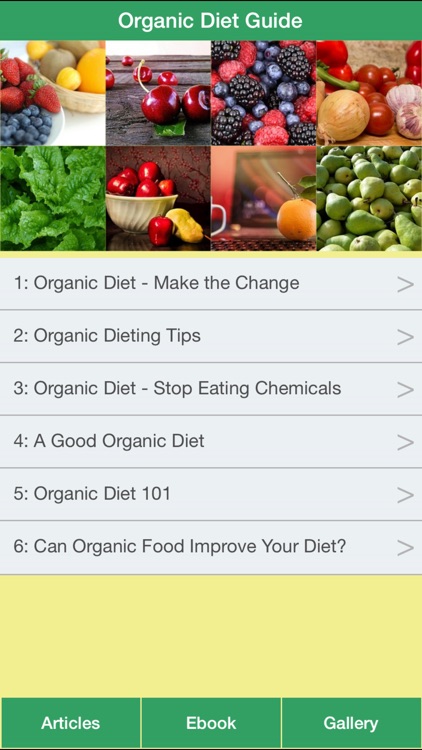 Organic Diet Guide - Have a Healthy & Fit By Eating Nutrition Food!