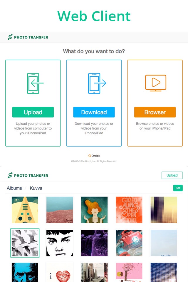 Photo Transfer - Upload and download photos and videos wireless via WiFi screenshot 4