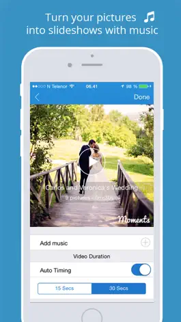 Game screenshot Moments - Turn your pictures into beautiful music videos! mod apk