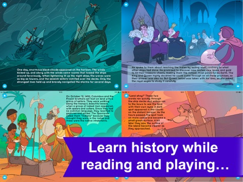 The Discovery of America - Interactive Storybook for Children screenshot 3