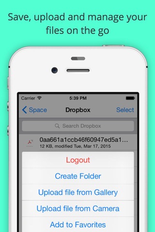 Space - Cloud & File Manager screenshot 3