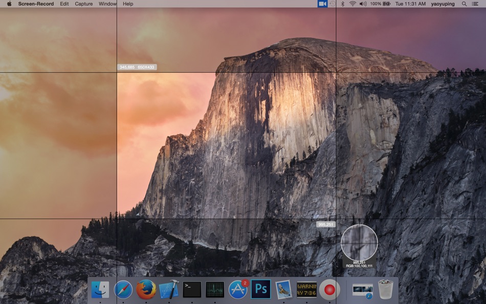 #1. Screen-Record (macOS) 由: 育平 姚