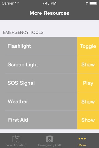 iEmergency - Global Lifesaving Preparedness Toolset and Emergency Call Abroad screenshot 3