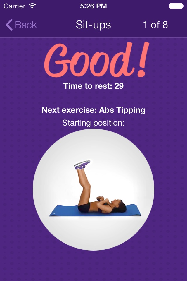 Amazing Abs – Personal Fitness Trainer App – Daily Workout Video Training Program for Flat Belly and Calorie Burn screenshot 4