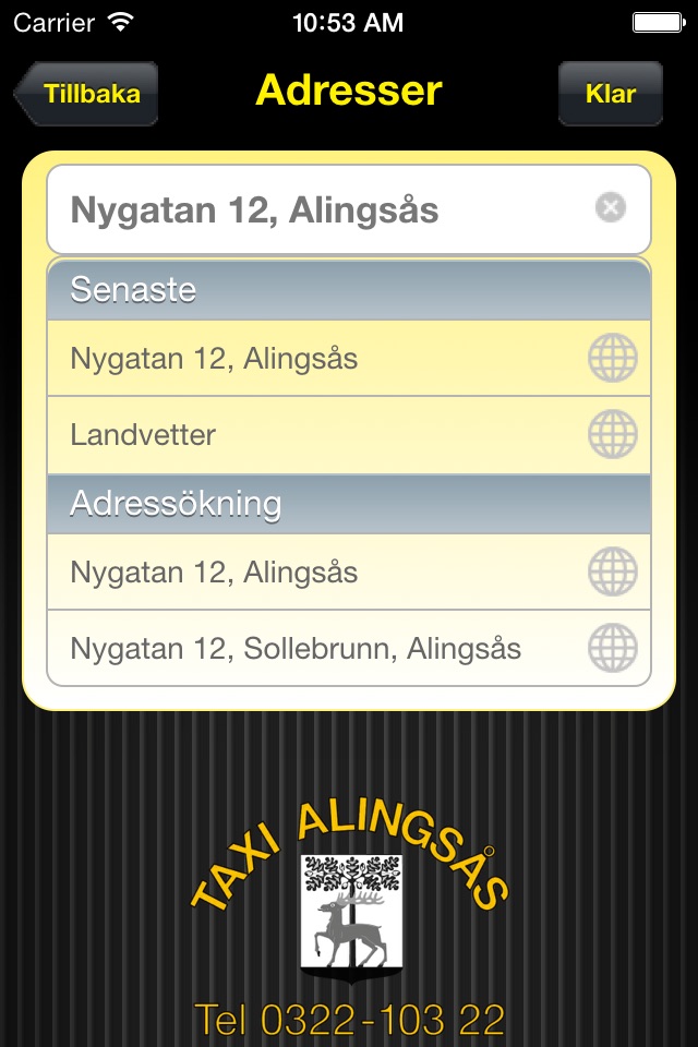 Taxi Alingsås screenshot 4