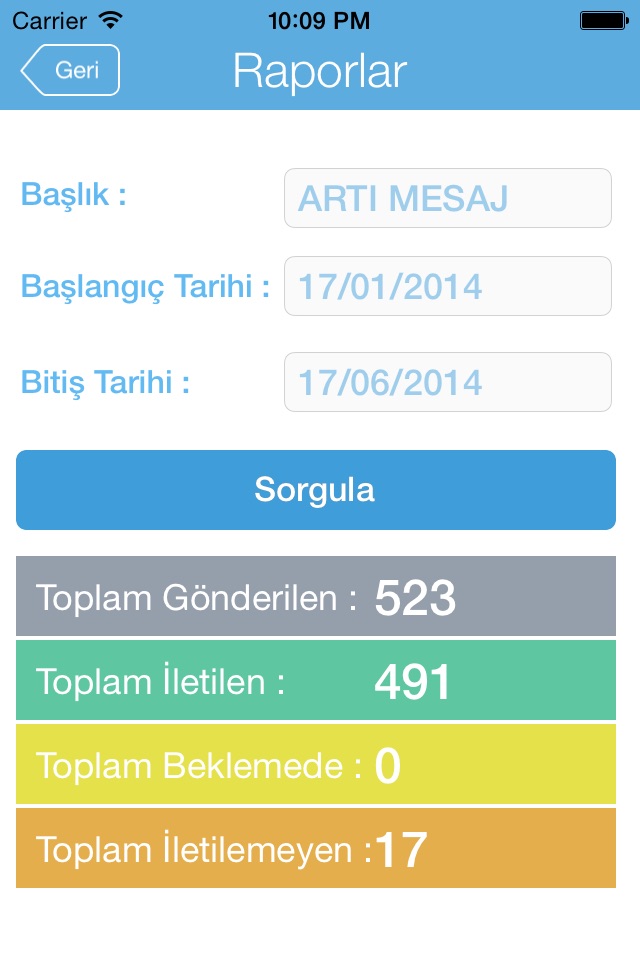 iPhone screenshot