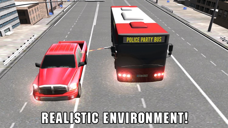 Police Party Bus Racing Simulator 3D