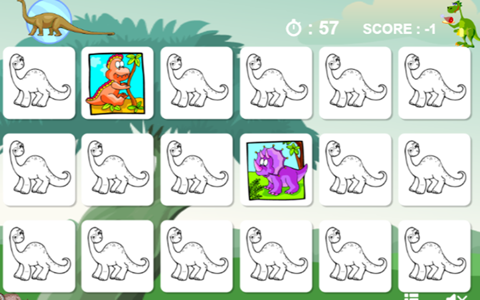 Dinosaur games puzzle family people game screenshot 2