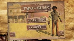 Two Guns - Steel Blades screenshot #1 for iPhone