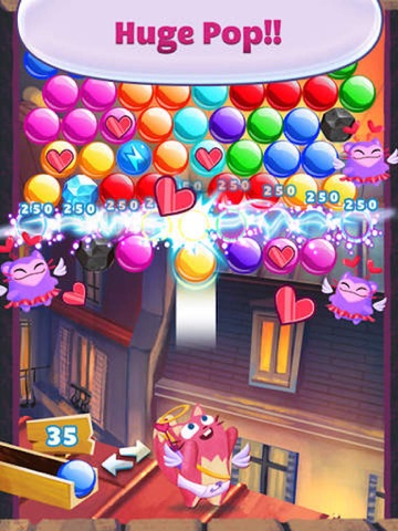 Screenshot #4 pour Bubble Pop - shooter heroes rescue pet witch