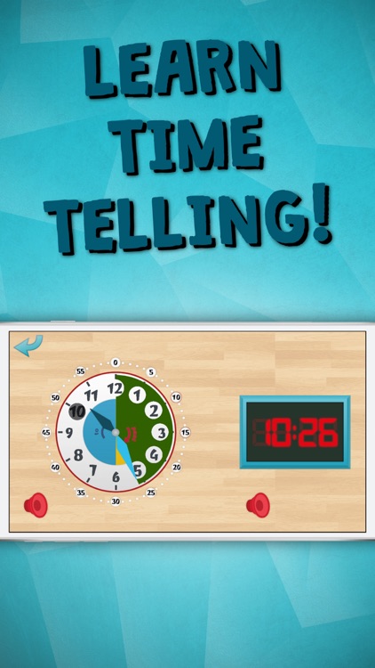 Time Telling Fun for school Kids Learning Game for curious boys and girls to look, interact, listen and learn