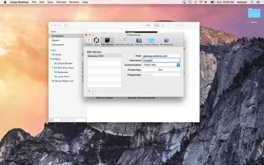 Screenshot von Jump Desktop (RDP, VNC, Fluid) auf dem iPhone 5