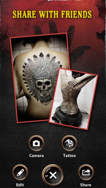 Tattoo Designer HD - Selfie Photo Maker to add art inked on yr body screenshot-4