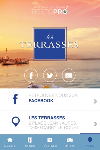 Les Terrasses - Restaurant Carry le Rouet screenshot 4