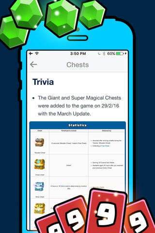 Free Chest Tracker for Clash Royale Game - Gems Guide, Deck Building, Tactics and Strategy screenshot 2