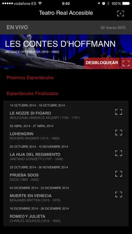 Game screenshot Teatro Real Accesible apk