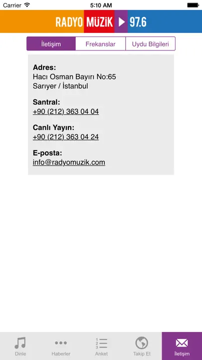 Radyo Müzik iPhone Ekran Görüntüsü 4