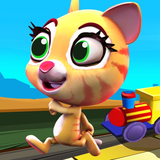 Racing Cat Runner : Clumsy Kitty Running the Race – Run Game for Kids icon