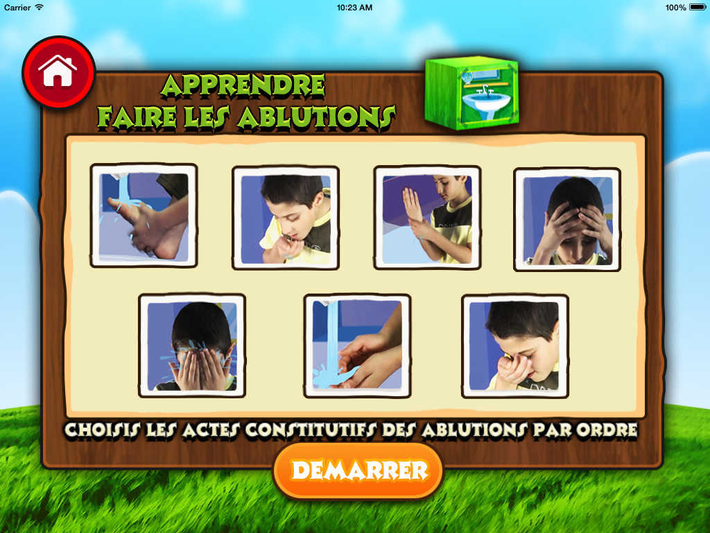 Apprendre aux enfants à faire les  ablutions et la prière
