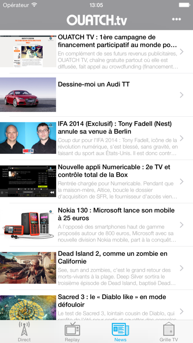 OUATCH TV iPhone screenshot 5 - Entertainment app