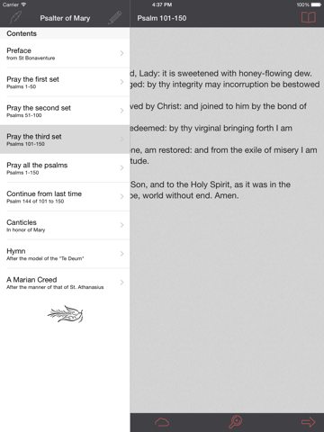 Screenshot #6 pour Catholic Psalter of the Blessed Virgin Mary