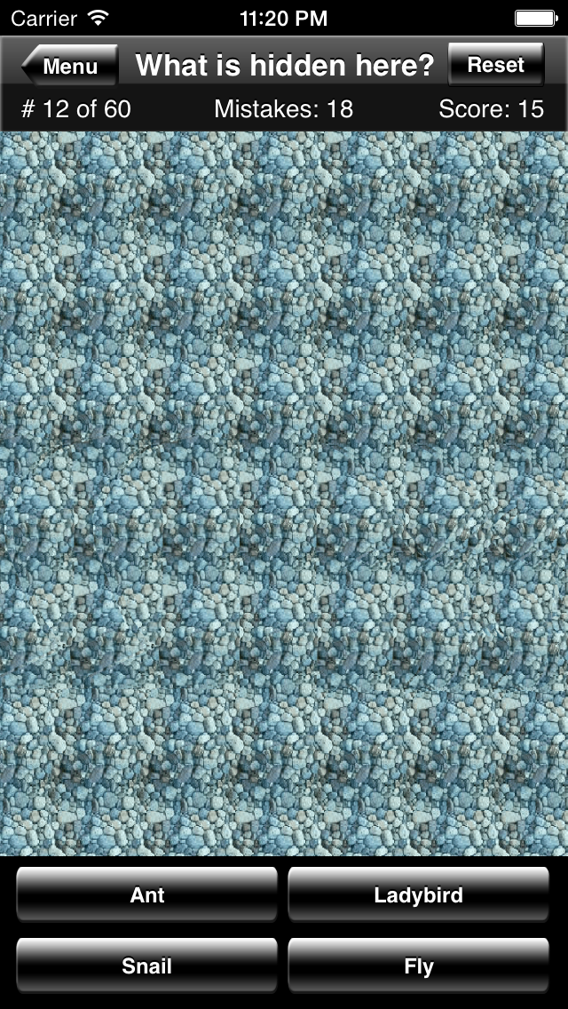 Magic Eye Stereogram Quiz Screenshot