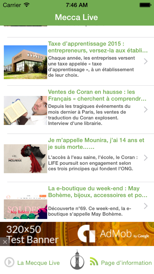 #2. La Mecque en Direct (iOS) Podle: Fou Furieux