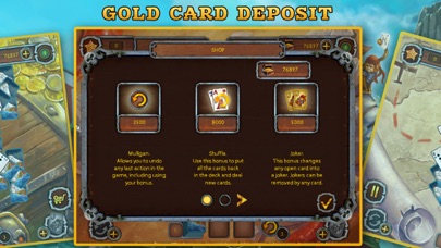 Screenshot #2 pour Pirate Solitaire. Sea Wolves Free