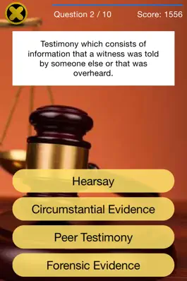 Game screenshot Criminal Justice Terminology Quiz apk