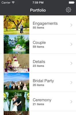 Game screenshot Portfolio for iPhone - Present your Photos, Videos, and PDFs to Clients apk