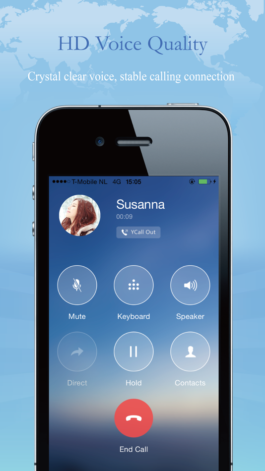 #2. YCall - Cheap calls (iOS) 由: Yaband Telecom B.V.
