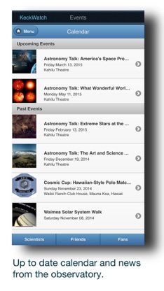 KeckWatch screenshot 5