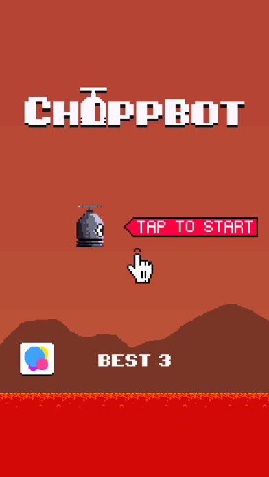 Screenshot #2 pour Choppbot - The Tiny Flappy Copter Robot