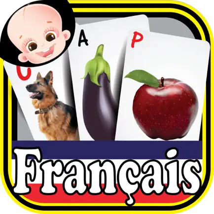 Preschooler Kids French ABC Alphabets & Numbers Flash Cards Cheats