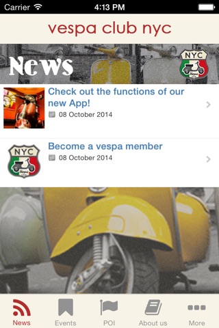 Vespa Club NYC screenshot 4