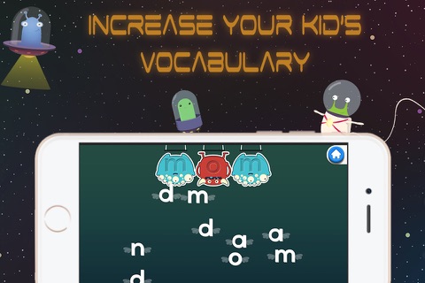 ABC Spelling Aliens: Syllable Name & Phonic Sounds Combination FULL screenshot 2