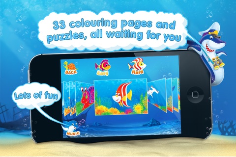 Puzzles 'N Colouring - Sea Adventures screenshot 3