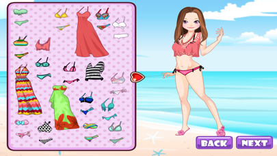 Tropical Fashion Models 2 - Dress up and make up game for kids who love fashion iPhone screenshot