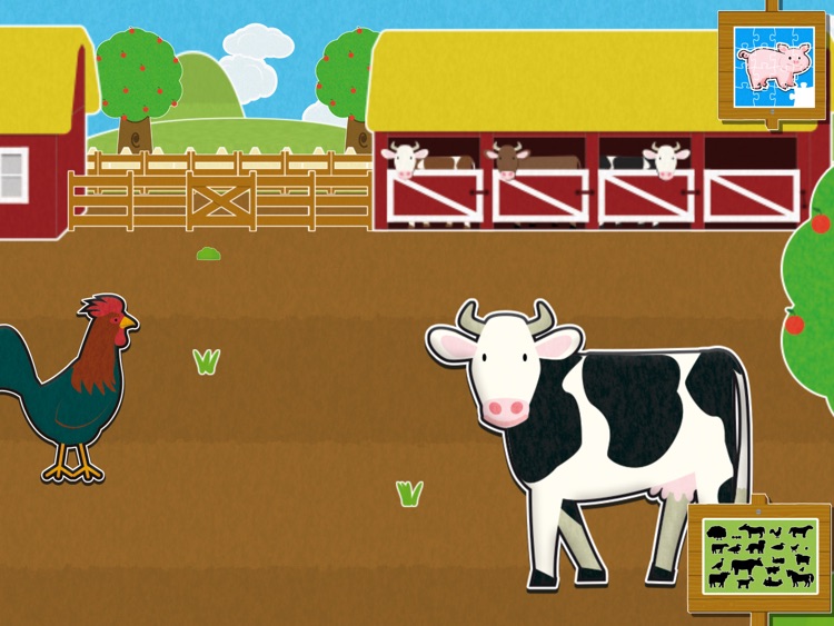 Farm animals in French for 2-5 years old - Lite