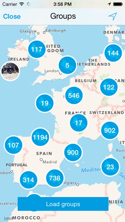 WeRide; Motorcycle, routes and friends